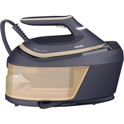 PHILIPS System iron PerfectCare 7000 series 8 bar OOptimalTEMP 130g/min steam rate 600g steam boost 1.8l dettachable water tank