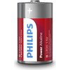 Philips Power Alkaline батерия LR20 D, 2-blister