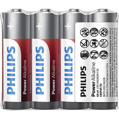 Philips Power Alkaline батерия LR6 AA foil pack