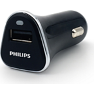 Philips автомобилно зарядно устройство за USB устройства, 5V/2.1A, с вкл. USB кабел