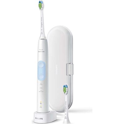 Philips Четка за зъби с акумулаторна батерия Sonicare ProtectiveClean 5100,  Вграден сензор за натиск, 3 режима, 1 x функция Bru