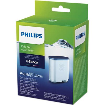 Philips Филтър за накип и вода, Без отстраняване на накип до 5000 чаши*, удължават живота на машината, 1 бр. филтър AquaClean