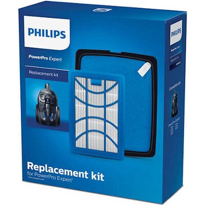Philips Комплект аксесоари за подмяна 1 x изходящ филтър, 1 x миещ се входящ филтър