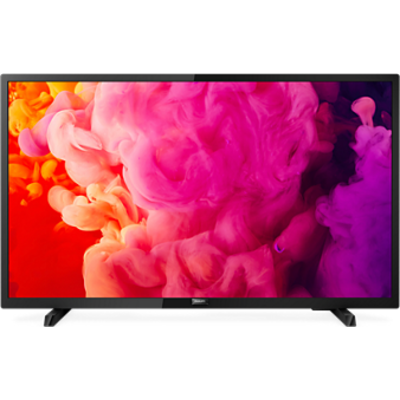 Philips 32" HD TV, DVB T/C/T2/T2-HD/S/S2, Pixel Plus HD, Micro Dimming,  Incredible Surround, 10W