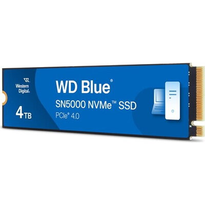 WD Blue SN5000 NVMe SSD 4TB M.2 2280 PCIe Gen4