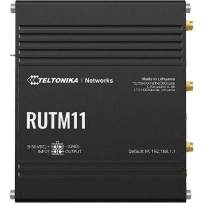 TELTONIKA NETWORKS RUTM11 DUAL SIM 4G/LTE/GNSS 4x RJ45-Ports WiFi router