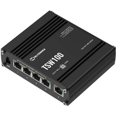 TELTONIKA NETWORKS TSW100 Industrial PoE+ Ethernet Switch TELTONIKA NETWORKS TSW100 Industrial PoE+ Ethernet Switch