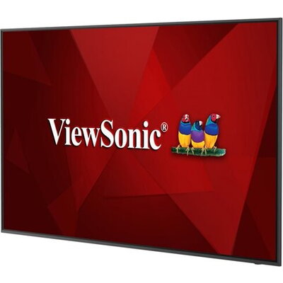 VIEWSONIC CDE6530 65inch LED commercial Display 3840x2160 500 nits 1200:1 HDMI in x 2 USB-C x 1 HDMI out x 1 w/ RS232