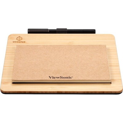 VIEWSONIC PF0730-I0WW 7.5inch WoodPad Paper drawing pad notebook with ink Pen EMR tech 5080 LPI 4096 Pen Pressure USB