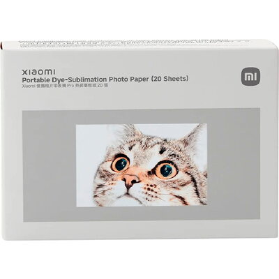 Xiaomi Portable Dye-Sublimation Photo Paper (20 Sheets)