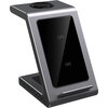 Prestigio ReVolt A8, 3-in-1 wireless charging station for iPhone, Apple Watch, AirPods, wilreless output for phone 7.5W/10W, wir