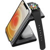 Prestigio ReVolt A8, 3-in-1 wireless charging station for iPhone, Apple Watch, AirPods, wilreless output for phone 7.5W/10W, wir
