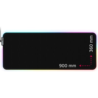 Lorgar Steller 919, Gaming mouse pad, High-speed surface, anti-slip rubber base, RGB backlight, USB connection, Lorgar WP Gamewa