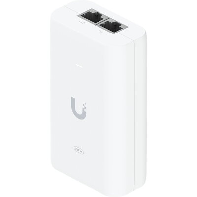 UBIQUITI PoE++ Adapter; Delivers up to 60W of PoE++; Surge, peak pulse, and overcurrent protection; Contains RJ45 data input, AC