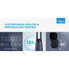 Midea Bladeless Fan & air purifier, Smart WiFi