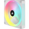 CORSAIR QX RGB Series, iCUE LINK QX140 RGB WHITE, 140mm Magnetic Dome RGB Fan, Dual Fan Kit