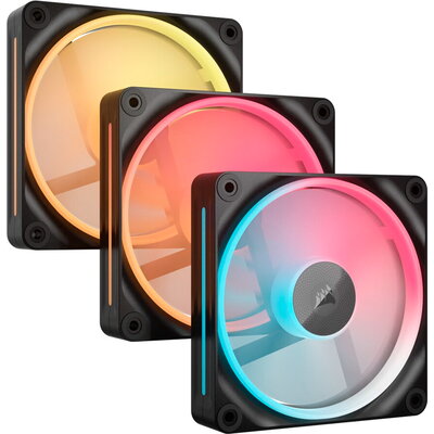 CORSAIR iCUE LINK LX120-R RGB, 120mm RGB  Fan, Triple Fan Kit