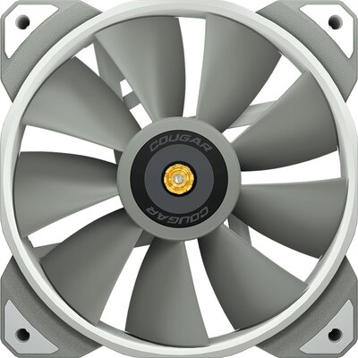 COUGAR MHP 120 White, 120mm 4-pin PWM fan, 600-2000RPM, HDB Bearing, Anti-vibration Dampers, Extension Cable + Low-Noise Adapter