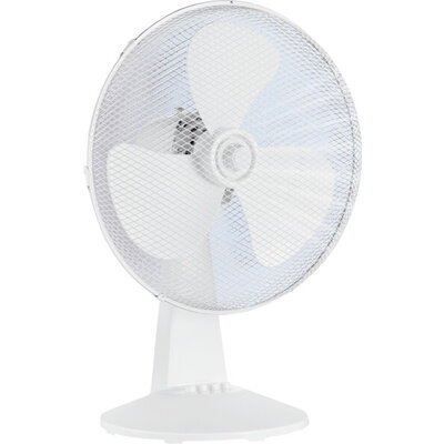 Table fan, 40W, 40cm, 3 speeds, mechanical, noise level: 50-60 dB, Oscillation  80°, Tilting +24° -12°