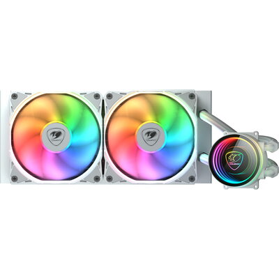 COUGAR POSEIDON ELITE ARGB 240 White AiO Liquid Watercooling