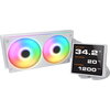 COUGAR Poseidon Vistek Pro ARGB 240 AiO Liquid Watercooling - White