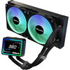 Asrock Challenger 240 Digital, AiO liquid cooler, ARGB, Digital display, 240 mm radiator, AM5, AM4, LGA1851, LGA1700, 90-ACLA36-