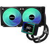 Asrock Challenger 240 Digital, AiO liquid cooler, ARGB, Digital display, 240 mm radiator, AM5, AM4, LGA1851, LGA1700, 90-ACLA36-