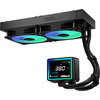 Asrock Challenger 240 Digital, AiO liquid cooler, ARGB, Digital display, 240 mm radiator, AM5, AM4, LGA1851, LGA1700, 90-ACLA36-