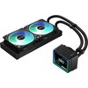 Asrock Challenger 240 Digital, AiO liquid cooler, ARGB, Digital display, 240 mm radiator, AM5, AM4, LGA1851, LGA1700, 90-ACLA36-