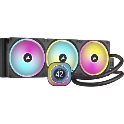 CORSAIR iCUE LINK H170i LCD AIO, 420mm Radiator, Liquid CPU Cooler, 457mm x 140mm x 27mm radiator, EAN: 0840006665922