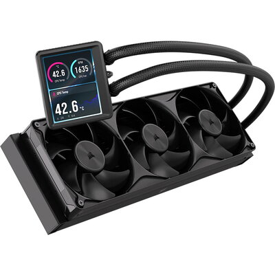 CORSAIR NAUTILUS II 360 RS LCD, 360mm Radiator, Liquid CPU Cooler