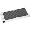 DeepCool LE240 WH V2, 240mm CPU Liquid Cooler, 2x120mm PWM ARGB Fans, ARGB block, White, LGA1851/1700/1200/1151/1150/1155, AMD A