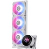 MSI MPG CORELIQUID P13 360 WHITE, 3x120mm Pre-installed CycloBlade 9 ARGB Daisy Chain Fans, 2.1-inch LCD screen, Copper Base, UN