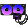 Asrock Pro 240 ARGB, AiO liquid cooler, 240 mm radiator, AM5, AM4, LGA1851, LGA1700, 90-APRA36-BAAGA6, Black, 6Y