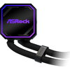 Asrock Pro 240 ARGB, AiO liquid cooler, 240 mm radiator, AM5, AM4, LGA1851, LGA1700, 90-APRA36-BAAGA6, Black, 6Y