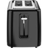 Electric Toaster, black, 780-930W, 2 slots, 3 modes, 7 browning levels