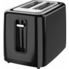 Electric Toaster, black, 780-930W, 2 slots, 3 modes, 7 browning levels