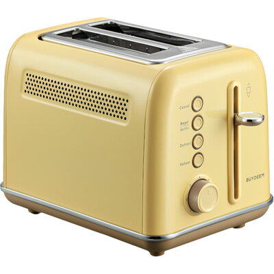 BUYDEEM DT620E 2 Slice Toaster, Mellow Yellow
