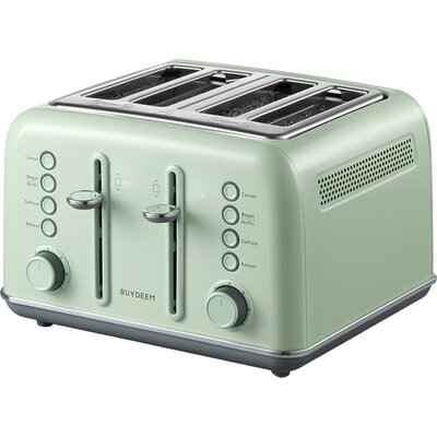 BUYDEEM DT640E 4 Slice Toaster, Cozy Greenish