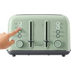 BUYDEEM DT640E 4 Slice Toaster, Cozy Greenish