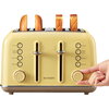 BUYDEEM DT640E 4 Slice Toaster, Mellow Yellow