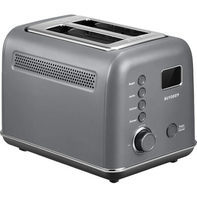 BUYDEEM DT730E 2 Slice Automatic Metal Toaster, Ink Grey