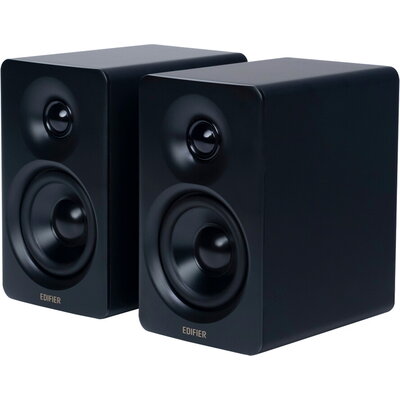 Edifier M60 Bookshelf Speakers, Bluetooth V5.3 (Hi-Res & Hi-Res Wireless), USB-C and 3.5 mm AUX inputs, 1-inch silk-dome twe