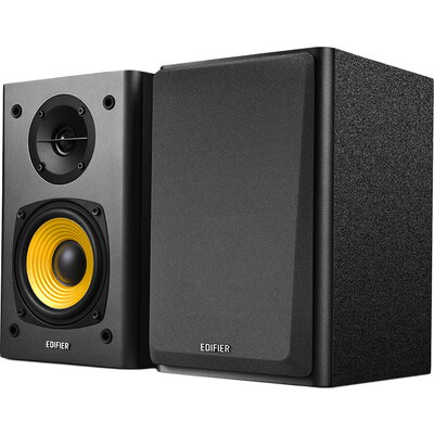 Edifier R1000T4 2.0 Bookshelf Speakers, BT V5.0, RCA, 0.5-inch Tweeters, 4-inch Drivers, 24W (RMS), Control Buttons, Black Edifier R1000T4 2.0 Bookshelf Speakers, BT V5.0, RCA, 0.5-inch Tweeters, 4-inch Drivers, 24W (RMS), Control Buttons, Black