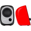 Edifier R12U 2.0 Audio System, USB, AUX, 2.25-inch Drivers, 4W (RMS), Volume Control, Red
