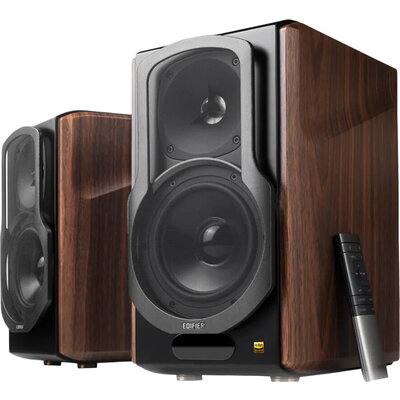 Edifier S2000MKIII Active Bookshelf Speakers, Brown