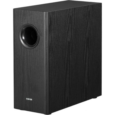 Edifier T5s Powered Subwoofer, 8-inch long-throw front-firing woofer, 70 W RMS, Black