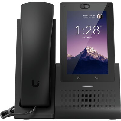 Ubiquiti UTP-Touch Versatile desktop smartphone that eliminates the learning curve 5" touch display, Ergonomic handset with