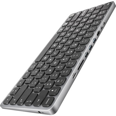 AXAGON HMC-KB keyboard USB-C 5Gbps with HUB