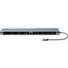 CANYON DS-90, 14 in 1 hub, with Type C female *2,Type C male *1:max 10Gbps,USBA*3:max 10Gbps,DP*1，VGA*1,SD card slot*1,TF card s